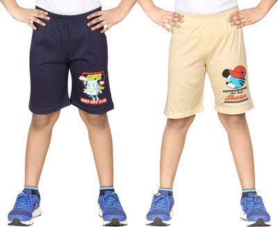 

Dongli Short For Boys Cotton Linen Blend, Cotton Nylon Blend, Cotton Linen Blend(Dark Blue, Pack of 2, Combo color