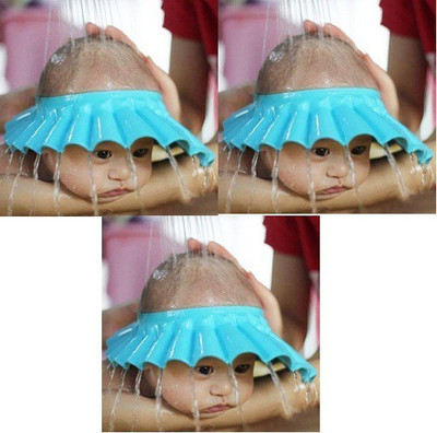 

sangaitap Adjustable Kids Shower Cap To Protect Eyes From Shampoo