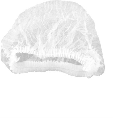 

Creative India Exports Disposable Stretchable White Caps- Cover Hair For Cooking & Hygiene