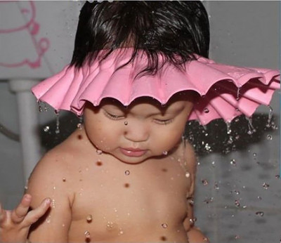 

Inventure Retail Soft Baby Kids Shampoo Bathing Hat Wash Hair Shield - Pink