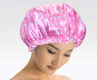 

Haoda Reusable Light Pink Elastic Shower Cap