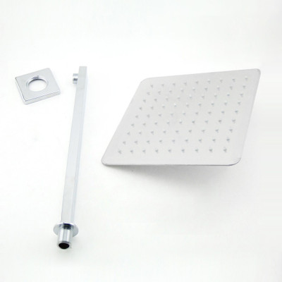 

Kitsch 200mm (8"X8") Combo with 300mm (12") Long SS Square showerarm For Shower Head