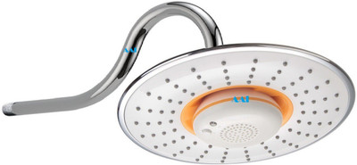 

AAI Musical Bluetooth Orange Luxury 8 Inch With 12 Inch Exclusive round Arm complete set Shower Head