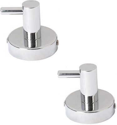 Sheetal Chrome Shower Rod Hook(Steel)