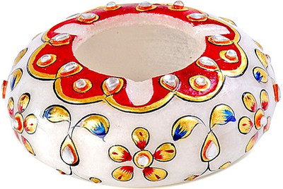 8% OFF on Aapno Rajasthan Decorative Showpiece - 3 cm(Stone, White, Red) 8% OFF on Aapno Rajasthan Decorative Showpiece - 3 cm(Stone, White, Red)