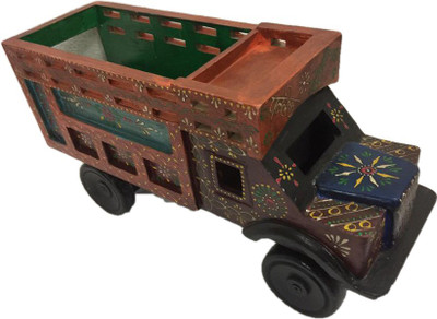 

LALJI HANDICRAFTS Decorative Showpiece - 19 cm(Wooden, Multicolor)