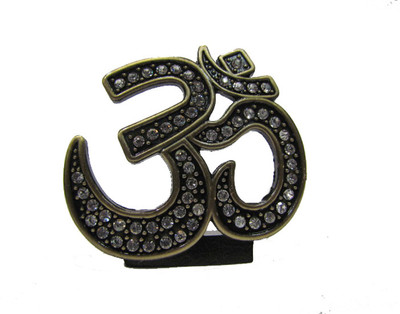 

SC Handicrafts Om Decorative Showpiece - 5 cm(Aluminium, Multicolor)