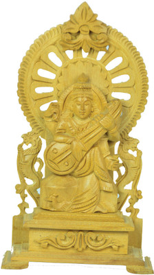 23% OFF on SC Handicrafts Saraswati Decorative Showpiece - 10 cm(Wood, Beige) 23% OFF on SC Handicrafts Saraswati Decorative Showpiece - 10 cm(Wood, Beige)