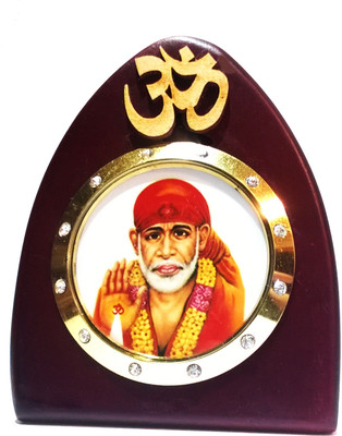 

Swarnim Jewellers Sai Baba Decorative Showpiece - 7.5 cm(Wooden, Multicolor)