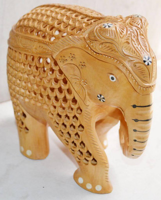 

ByCue Decorative Showpiece - 7 cm(Wooden, Brown)