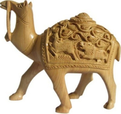 

Ruchi World Camel Decorative Showpiece - 7 cm(Wooden, Brown)