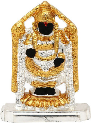 

Hawai Devine deity Decorative Showpiece - 5.08 cm(Silver Finish, Silver, Gold)