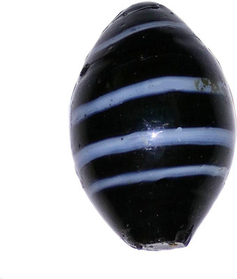 Spiritual Max Shaligram Shala Sarvottam Laxmi Narayan Decorative Showpiece - 3 cm(Glass, Black)