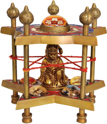 12% OFF on Exotic India Shri Hanuman Mandir Decorative Showpiece - 14 cm(Brass, Multicolor) 12% OFF on Exotic India Shri Hanuman Mandir Decorative Showpiece - 14 cm(Brass, Multicolor)