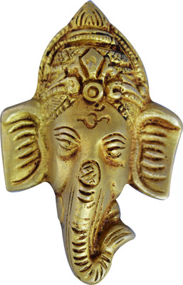 32% OFF on Aakrati Lord Ganesha Face Statue Decorative Showpiece - 8 cm(Brass, Yellow) 32% OFF on Aakrati Lord Ganesha Face Statue Decorative Showpiece - 8 cm(Brass, Yellow)