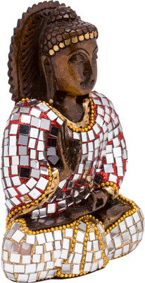 33% OFF on Prachin Buddha Glass C6203 6 Decorative Showpiece - 15 cm(Wood, Multicolor) 33% OFF on Prachin Buddha Glass C6203 6 Decorative Showpiece - 15 cm(Wood, Multicolor)
