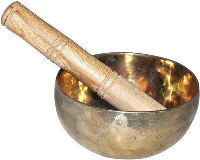 11% OFF on Asia Craft Hand Hammered Brass Singing Bowl Showpiece - 7.5 cm(Brass, Gold) 11% OFF on Asia Craft Hand Hammered Brass Singing Bowl Showpiece - 7.5 cm(Brass, Gold)