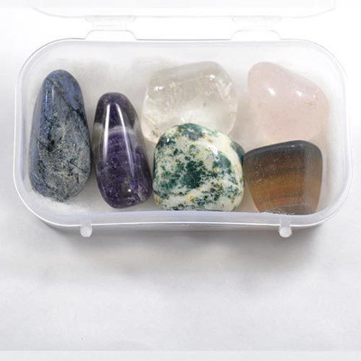 

Reiki Crystal Products Vastu / Feng Shui Education Tumble Stone Reiki Healing Gemstone Decorative Showpiece - 20 cm(Crystal, Multicolor)