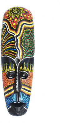 

Art Godaam Colored figure Decorative Showpiece - 50 cm(Wooden, Multicolor)