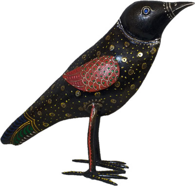 

Sancheti Art Iron Sparrow Decorative Showpiece - 16 cm(Iron, Multicolor)
