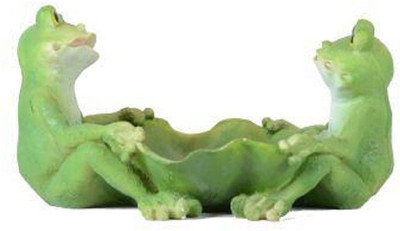 

The Art Effects Frog Decorative Showpiece - 20.3 cm(Polyresin, Green)