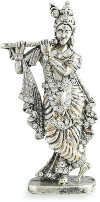 

Aastha Decorative Showpiece - 8.5 cm(Silver Plated, Silver)