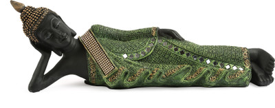 

AV Décor Sleeping Buddha Decorative Showpiece - 15.54 cm(Microfibre, Multicolor)