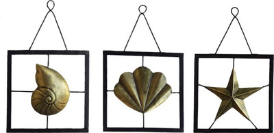 

KRAPHY Decorative Showpiece - 57 cm(Iron, Gold, Brown)