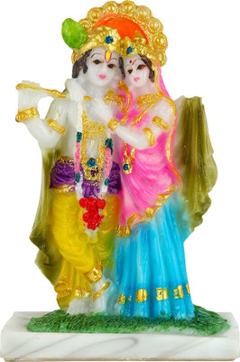 

Agastya Standing Radha Krishna Decorative Showpiece - 14.5 cm(Polyresin, Multicolor)