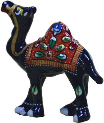

ByCue Blue Camel Decorative Showpiece - 5 cm(Aluminium, Blue)
