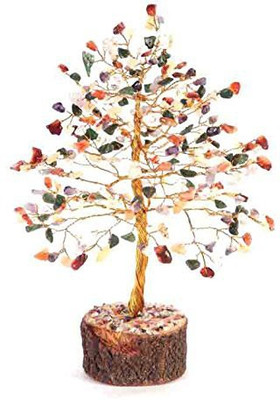 

Ripe India Carnelian Crystal Tree Multi Color (300 Bead) Decorative Showpiece - 25 cm(Stoneware, Multicolor)