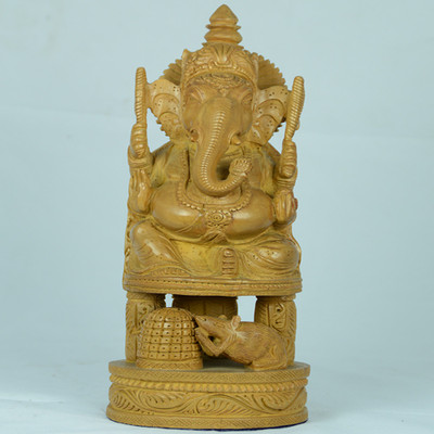 9% OFF on SC Handicrafts Stylo Decorative Showpiece - 22 cm(Wood, Beige) 9% OFF on SC Handicrafts Stylo Decorative Showpiece - 22 cm(Wood, Beige)