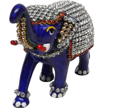 

shivika enterprises Decorative Showpiece - 7 cm(Iron, Blue)