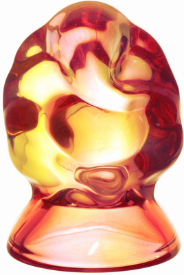

Prax Lord Ganesha Crystal 10 cm Decorative Showpiece - 10 cm(Crystal, Multicolor)