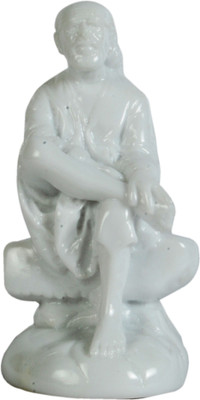 

Sigaram Krishi Marble Sai Baba Idol With Glossy Finish Best suited for Table or Ofice-Desk, Shops and Homes - K485 Decorative Showpiece - 12 cm(Marble, Multicolor)