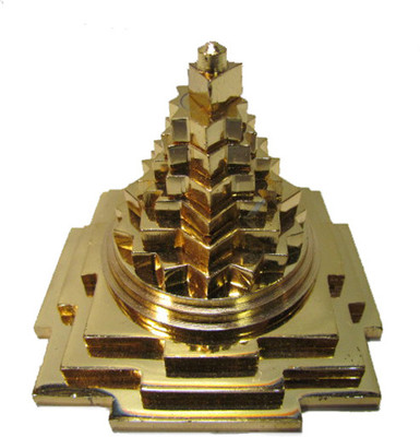 24% OFF on SC Handicrafts Shiva Yantra Decorative Showpiece - 7 cm(Brass, Gold)