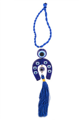 

Shiv Ram Jyotish Kendra Najar Dosh Nivarak Kavach Decorative Showpiece - 10 cm(Plastic, Blue)