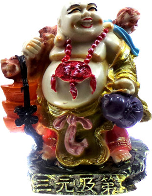 53% OFF on Laughing Budha Showpiece - 15 cm(Polyresin, Multicolor) 53% OFF on Laughing Budha Showpiece - 15 cm(Polyresin, Multicolor)
