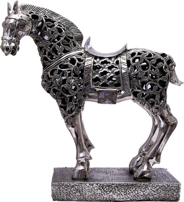 

Saanvi Creations Decorative Showpiece - 60 cm(Silver Finish, Silver)