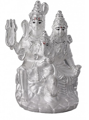 22% OFF on Taraash 999 Silver Shiv Pariwar Idol GI1379F Decorative Showpiece - 12.5 cm(Silver, Silver) 22% OFF on Taraash 999 Silver Shiv Pariwar Idol GI1379F Decorative Showpiece - 12.5 cm(Silver, Silver)