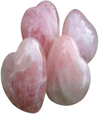 

ByCue Rose Quartz Heart Decorative Showpiece - 1.5 cm(Stoneware, Pink)