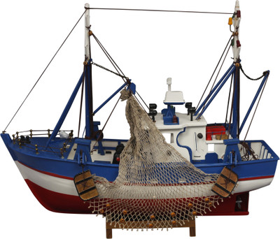 

ANSAVV MAJESTIC SHIP Decorative Showpiece - 71 cm(Wooden, Multicolor)