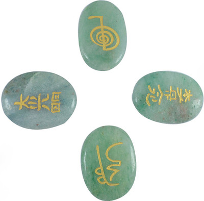 

Reiki Crystal Products Decorative Showpiece - 7 cm(Crystal, Green)