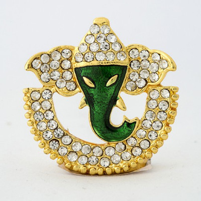 

Nilgiri Touch Lord Ganesha Decorative Showpiece - 3.5 cm(Gold Plated, Gold)