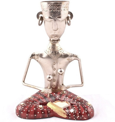 

Purpledip Decorative Showpiece - 8 cm(Wooden, Cast Iron, Maroon)