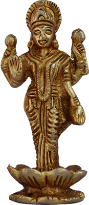 38% OFF on Aakrati Goddess Lakshmi Sculpture of Brass Decorative Showpiece - 7 cm(Brass, Yellow) 38% OFF on Aakrati Goddess Lakshmi Sculpture of Brass Decorative Showpiece - 7 cm(Brass, Yellow)