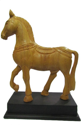 8% OFF on SC Handicrafts Horse Decorative Showpiece - 29 cm(Wood, Beige) 8% OFF on SC Handicrafts Horse Decorative Showpiece - 29 cm(Wood, Beige)