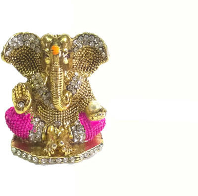 50% OFF on Swarnim Jewellers Lord Ganesha Decorative Showpiece - 4.6 cm(Brass, Gold) 50% OFF on Swarnim Jewellers Lord Ganesha Decorative Showpiece - 4.6 cm(Brass, Gold)