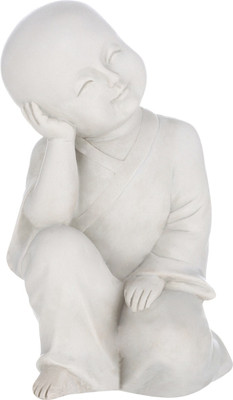 

f9genuine Decorative Showpiece - 12 cm(Marble, White)