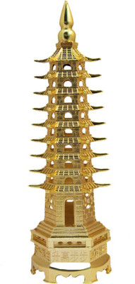 

DivyaMantra Divya Mantra Feng Shui Education Tower Decorative Showpiece - 5 cm(Aluminium, Multicolor)